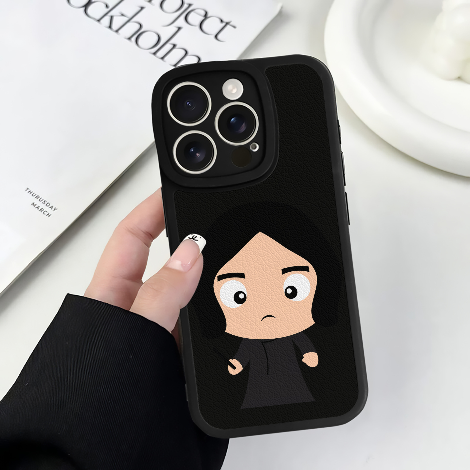 （画像用） Harry Potter ハリー・ポッターシリーズ 【iPhone 16シリーズ対応】シリコンスマホケース（レザー調） 材質：シリコン